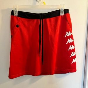 Kappa mini sport skirt with snaps and draw string